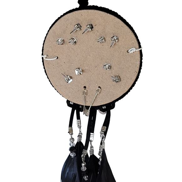 Charlotte Dreamcatcher Earring Set 5 Studs + Owl Dangles Boho Festival NWT - Picture 4 of 11